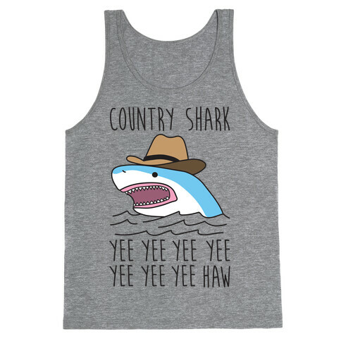 Country Shark Yee Haw Tank Top