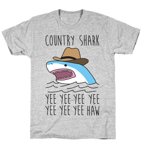 Country Shark Yee Haw T-Shirt