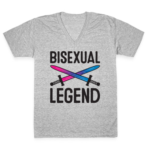 Bisexual Legend V-Neck Tee Shirt
