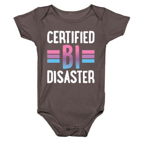Certified Bi Disaster Baby One-Piece