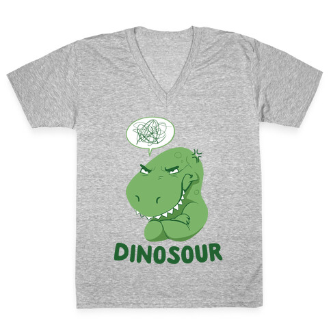 Dinosour V-Neck Tee Shirt