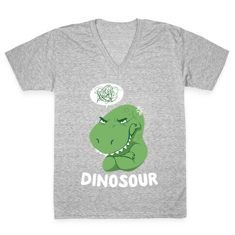 Dinosour V-Neck Tee Shirt