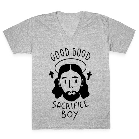 Good Good Sacrifice Boy V-Neck Tee Shirt