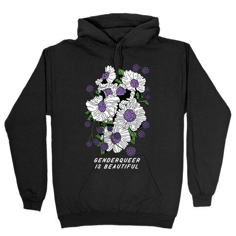 Genderqueer is Beautiful Hooded Sweatshirt