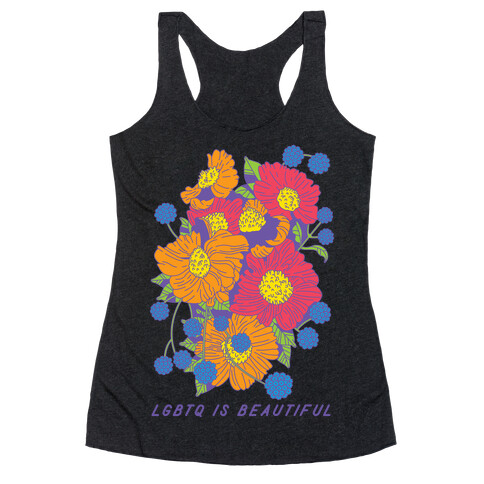 LGBTQ is Beautiful Racerback Tank Top