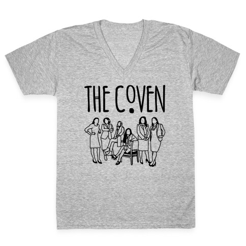 Women In Politics Coven Parody V-Neck Tee Shirt