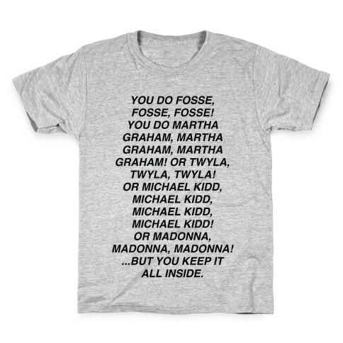 You Do Fosse Fosse Fosse Kids T-Shirt