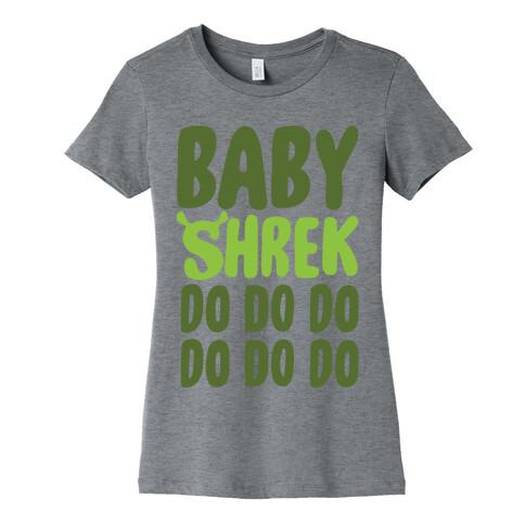 Baby Shrek Do Do Do Baby Shark Parody Womens T-Shirt