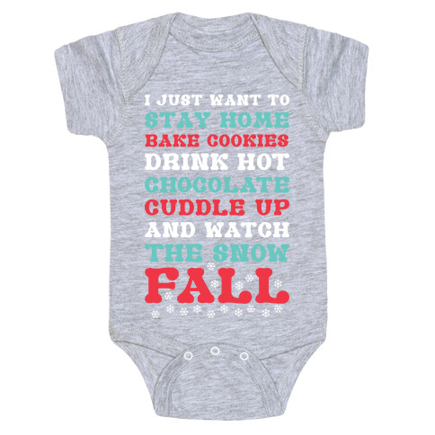 Snow Fall Baby One-Piece