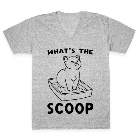 What's the Scoop V-Neck Tee Shirt