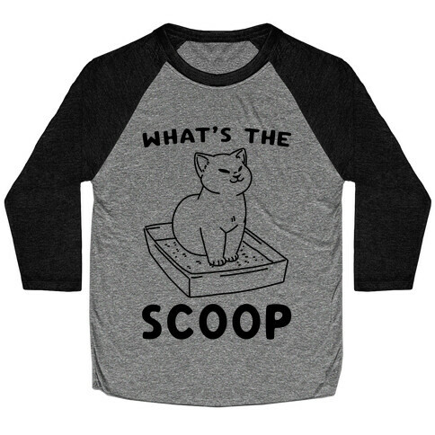 What's the Scoop Baseball Tee