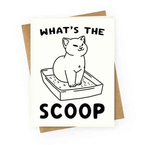 What's the Scoop Greeting Card