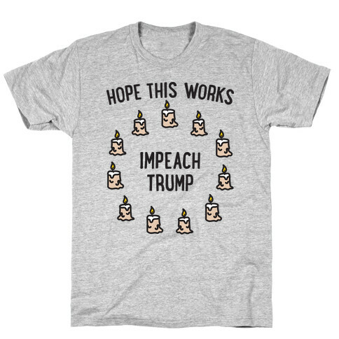 Impeach Trump Summoning Circle Parody T-Shirt