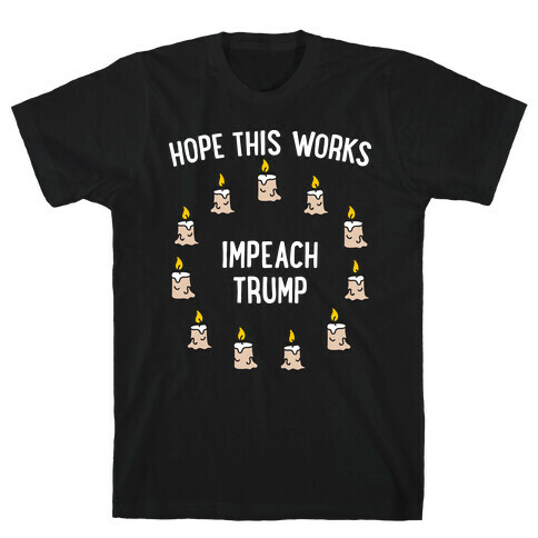 Impeach Trump Summoning Circle Parody T-Shirt
