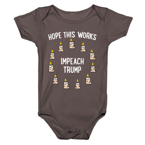 Impeach Trump Summoning Circle Parody Baby One-Piece