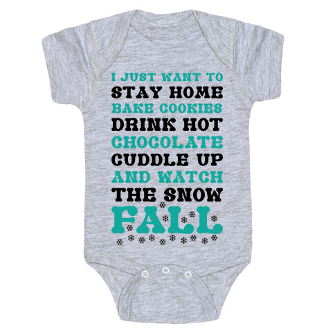 Snow Fall Baby One-Piece