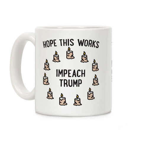 Impeach Trump Summoning Circle Parody Coffee Mug