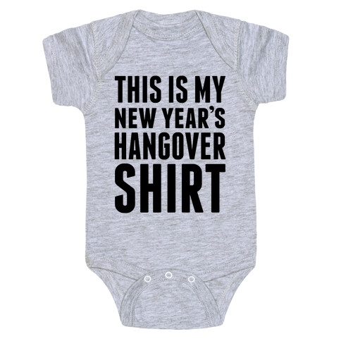 New Year's Hangover Baby One-Piece