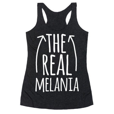 I'm The REAL Melania Racerback Tank Top