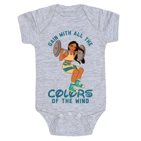 Gain with all the Colors of the Wind Pocahontas Parody Baby One-Piece