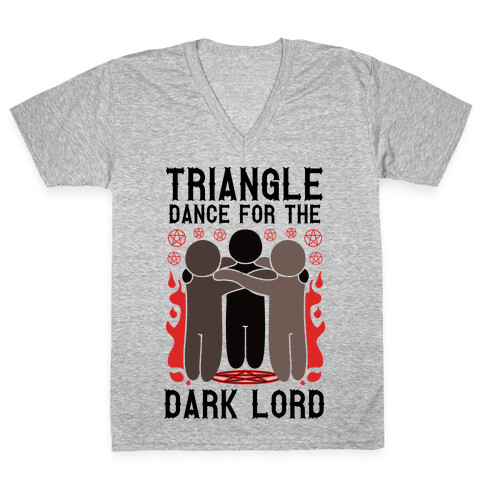 Triangle Dance For The Dark Lord V-Neck Tee Shirt