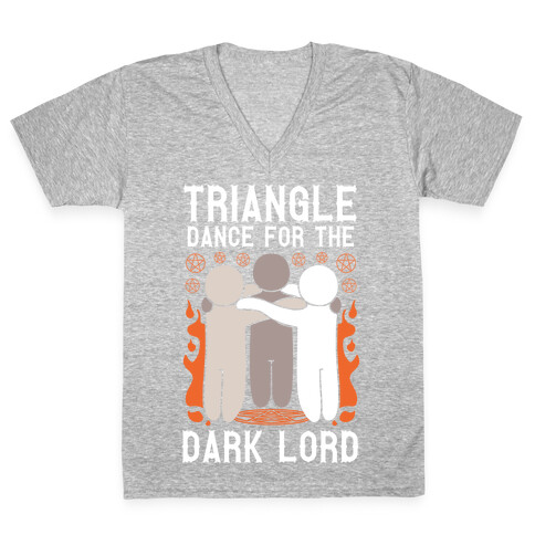 Triangle Dance For The Dark Lord V-Neck Tee Shirt