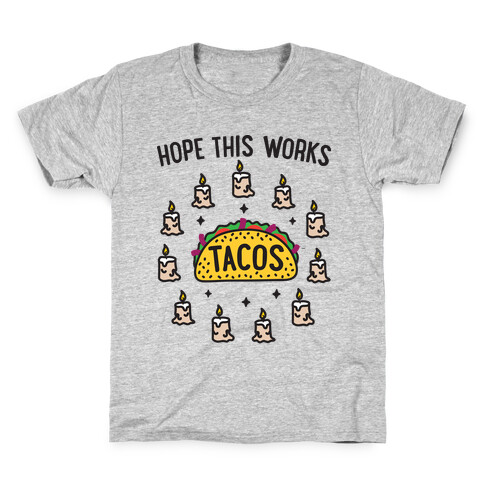 Tacos Summoning Circle Kids T-Shirt