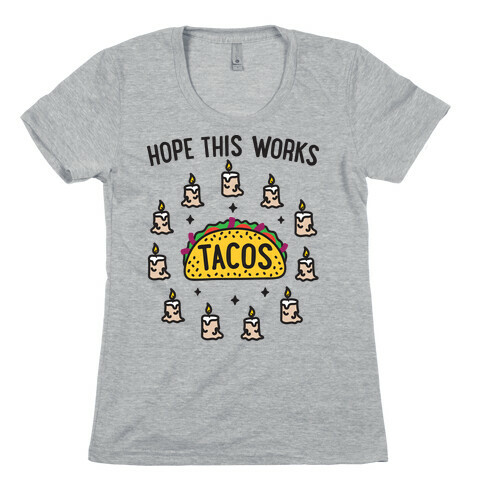 Tacos Summoning Circle Womens T-Shirt