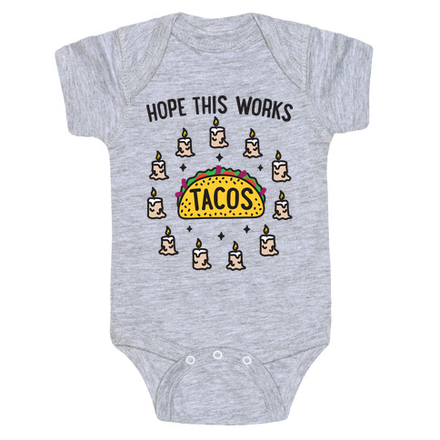 Tacos Summoning Circle Baby One-Piece