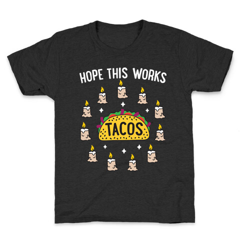 Tacos Summoning Circle Kids T-Shirt
