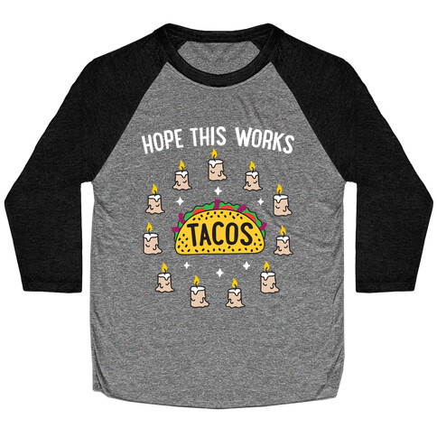 Tacos Summoning Circle Baseball Tee