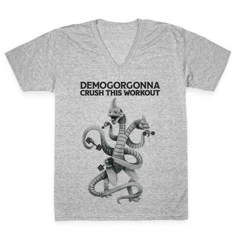 Demogorgonna Crush This Workout V-Neck Tee Shirt