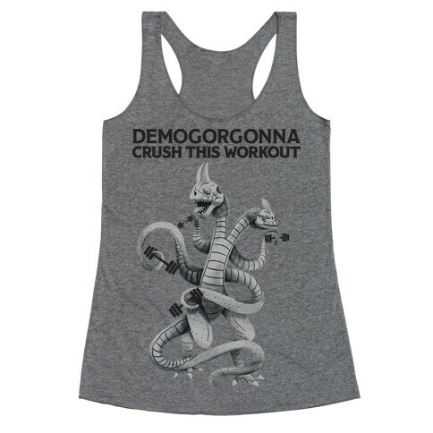 Demogorgonna Crush This Workout Racerback Tank Top