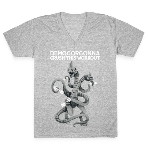 Demogorgonna Crush This Workout V-Neck Tee Shirt