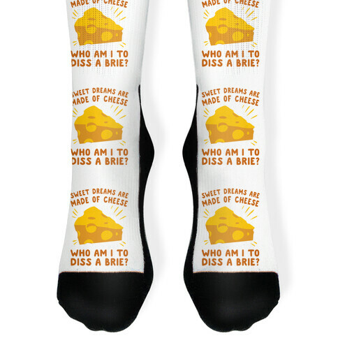 Sweet Dreams Are Made Of Cheese Sock