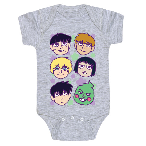 Mob Psycho 100 Pattern Baby One-Piece