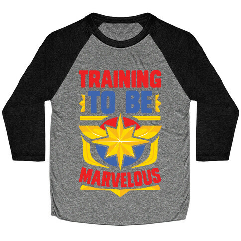 Traning to be Marvelous Baseball Tee