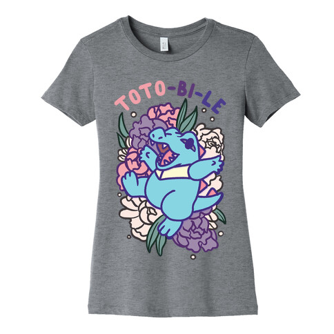 Toto-bi-le Totodile Bisexual Parody Womens T-Shirt