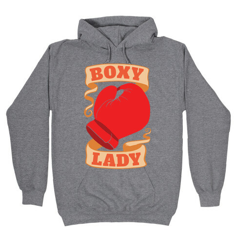 Boxy Lady Hooded Sweatshirt