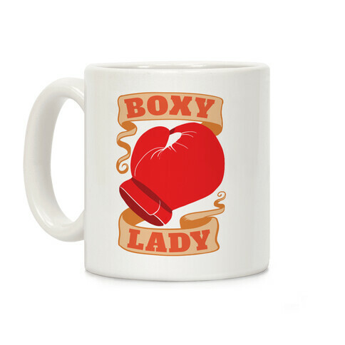 Boxy Lady Coffee Mug