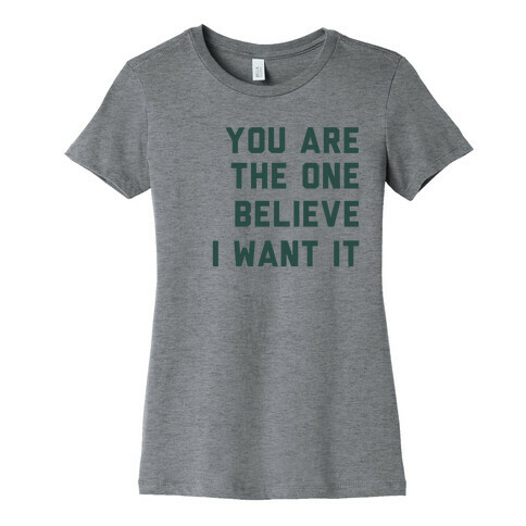 I Want It That Way Lyrics (1 of 2 pair) Womens T-Shirt