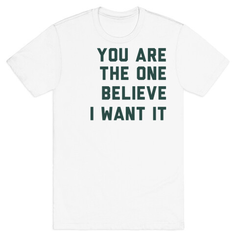 I Want It That Way Lyrics (1 of 2 pair) T-Shirt