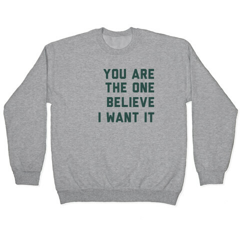 I Want It That Way Lyrics (1 of 2 pair) Pullover