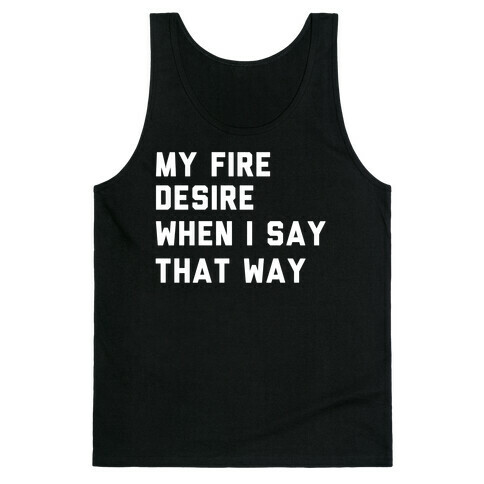 I Want It That Way Lyrics (1 of 2 pair) Tank Top