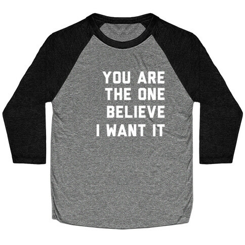 I Want It That Way Lyrics (1 of 2 pair) Baseball Tee