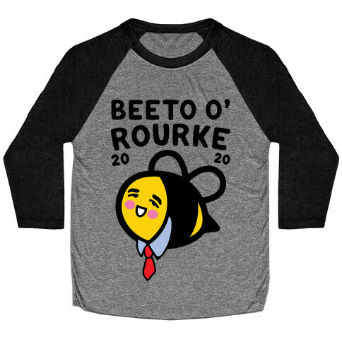 Beeto O'Rourke 2020 Bee Parody Baseball Tee