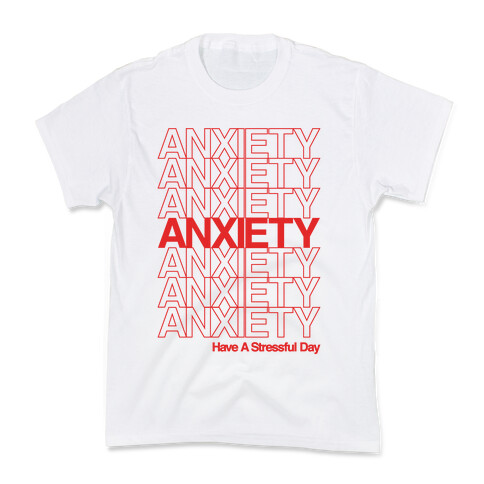 Anxiety Thank You Bag Parody Kids T-Shirt