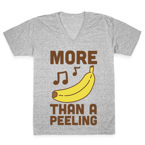 More Than a Peeling V-Neck Tee Shirt