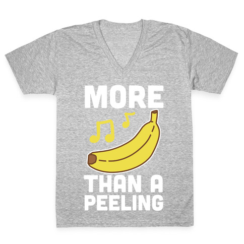 More Than a Peeling V-Neck Tee Shirt