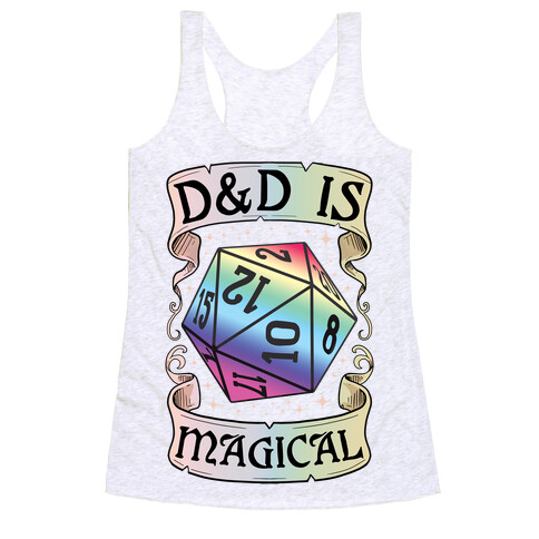 D&D Is Magical Racerback Tank Top